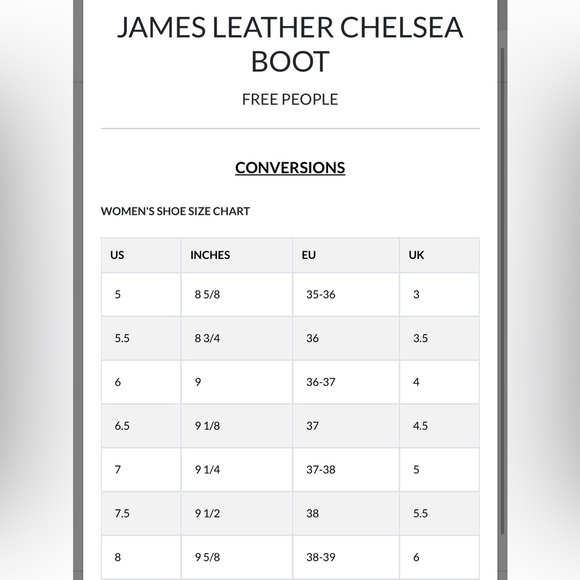 Free People James Leather Chelsea Boot cherry chocolate platform heel boots 37.5 - Picture 16 of 16